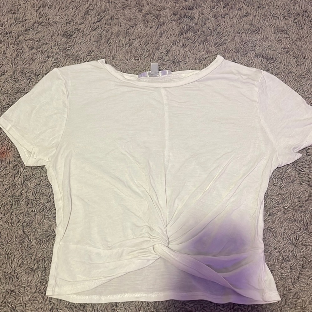 wrap front crop top